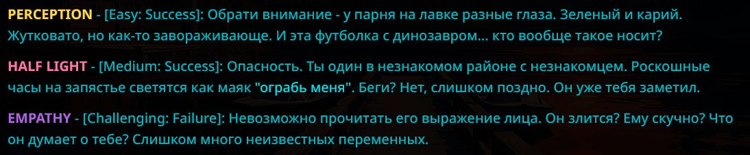 Disco Elysium Skillchecks